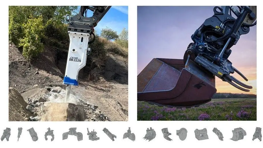 Équipements DDB pour engins de chantier